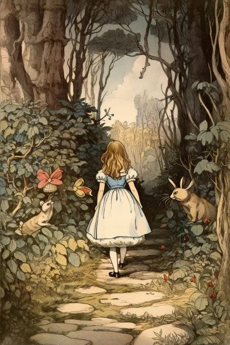 Alice au pays des Merveilles étranges : Une aventure onirique fascinante