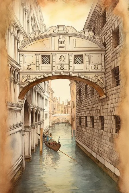 La Légende du Pont des Soupirs et les Amants de Venise