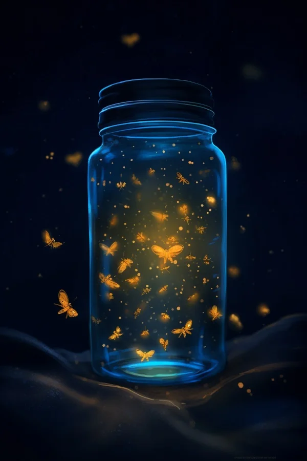 La danse des lucioles dans la nuit