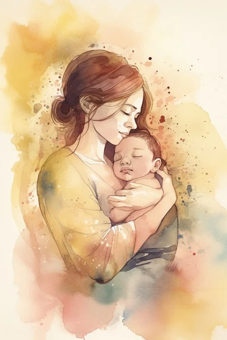 Amour Maternel : Poème dédié à l'amour incommensurable d'une mère