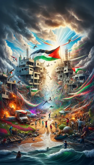 Liberté de la Palestine: Gaza, Portrait d'Espoir et de Résilience