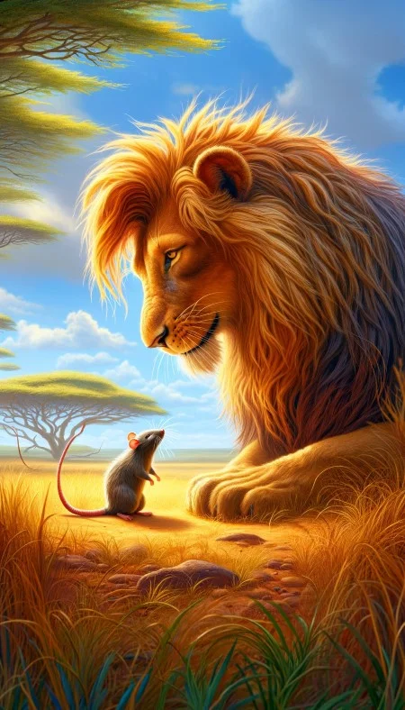 Réflexions du Lion et du Rat