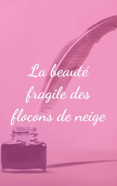 La beauté fragile des flocons de neige