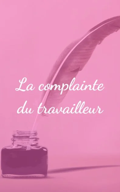 La complainte du travailleur
