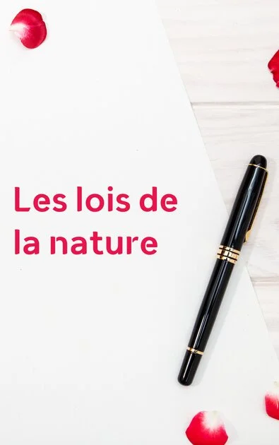 Les lois de la nature