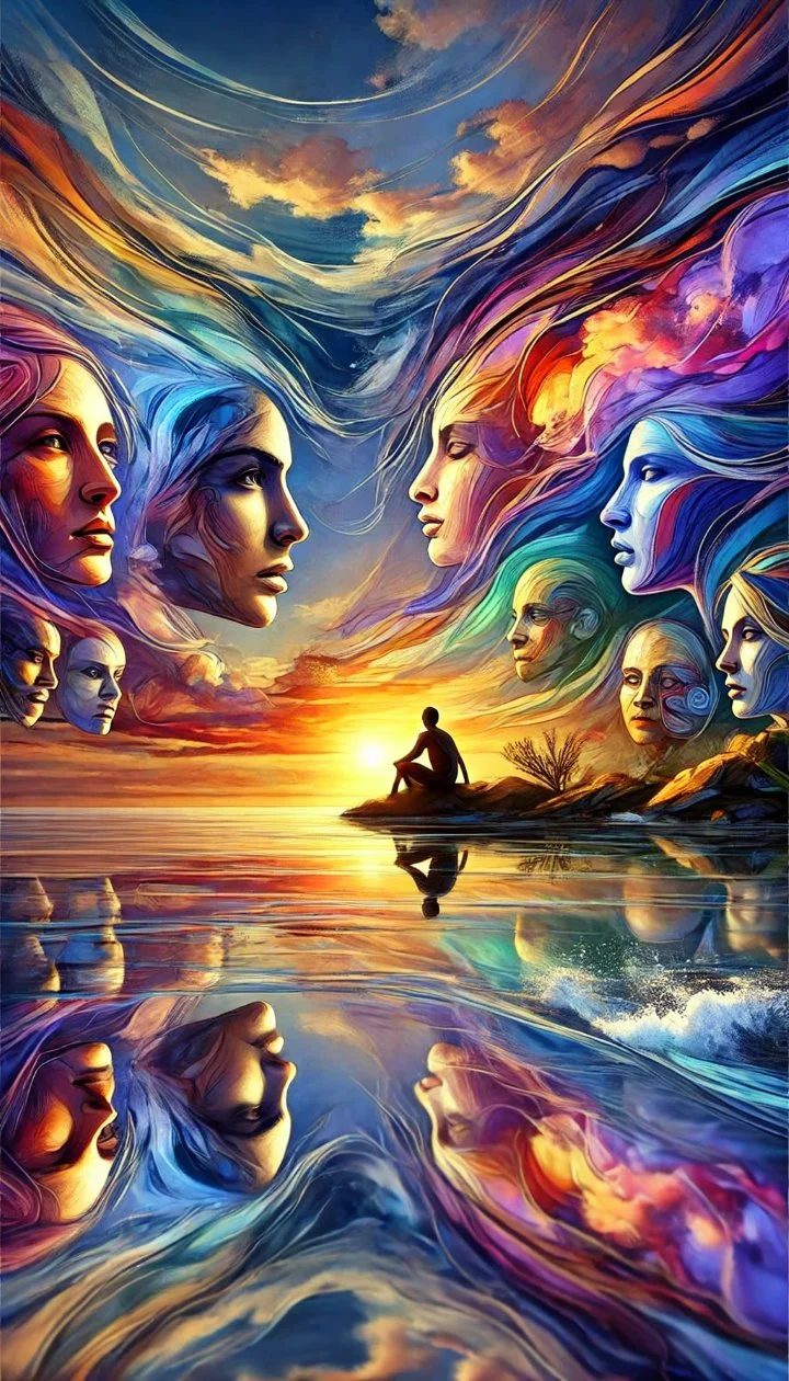 Reflets dans l'Eau