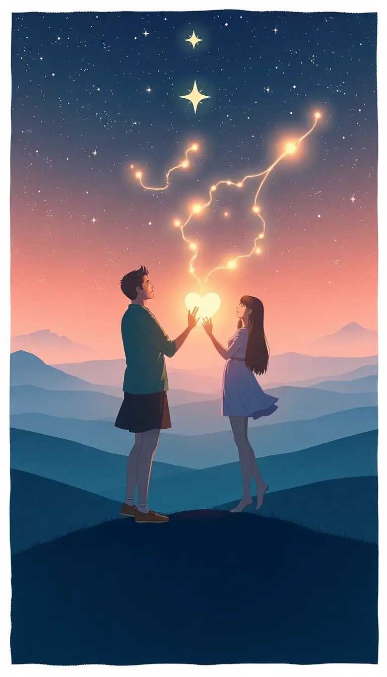 Amour à Distance : Étoiles et Promesses