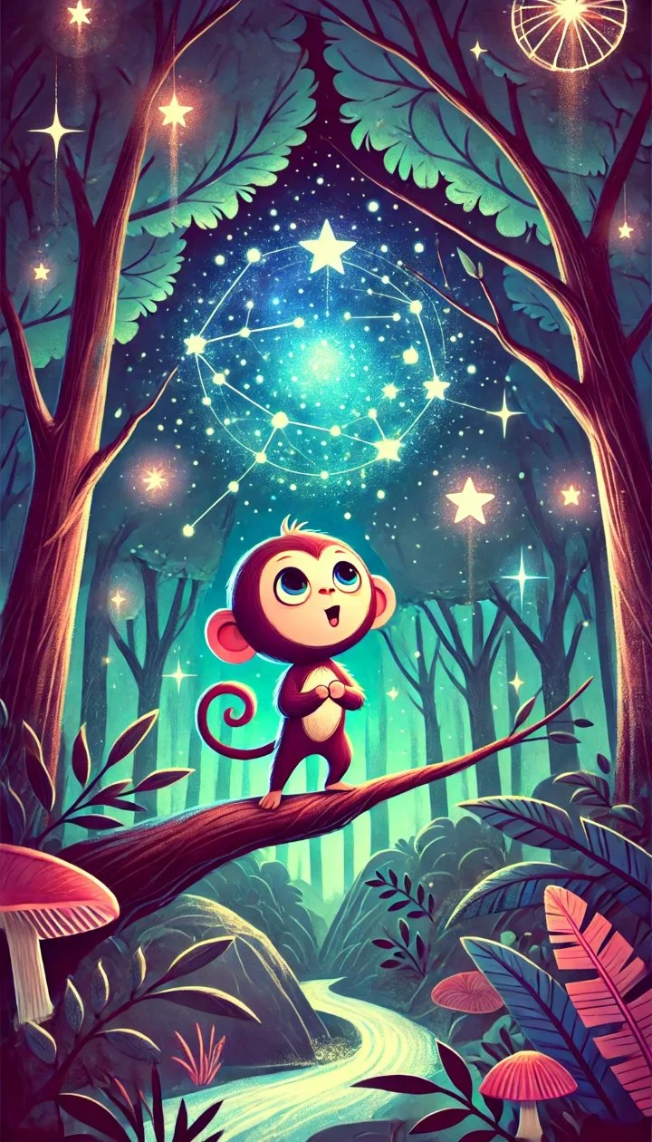 Les Étoiles de Sam le Singe: Une Aventure Étoilée
