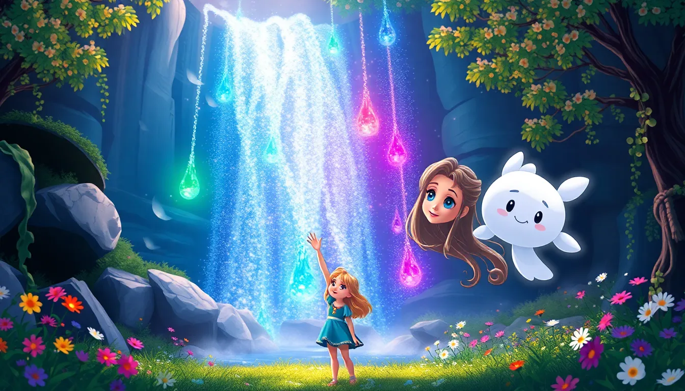 Les Mystères du Royaume des Rêves 7 Illustration de La Cascade des Émotions