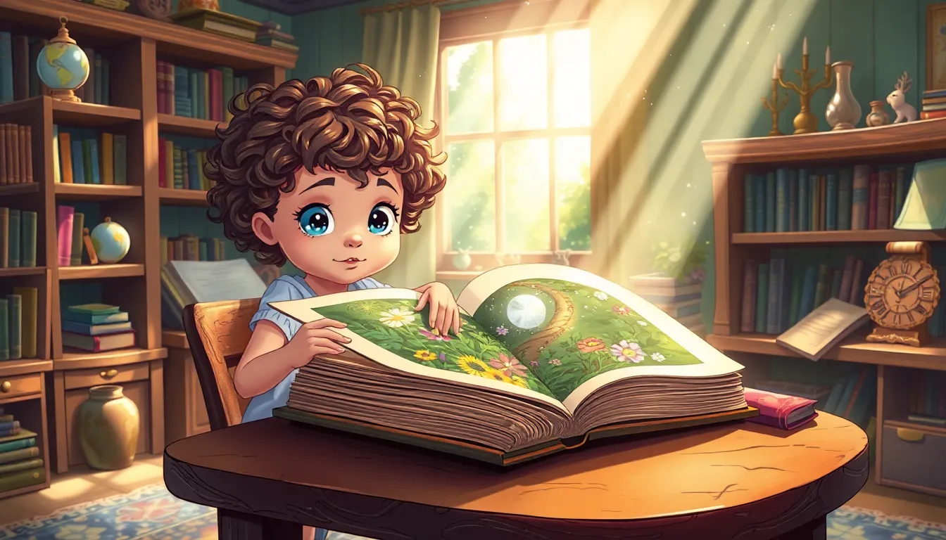 Zoé et le Jardin des Lumières 1 Illustration de L'Appel du Jardin