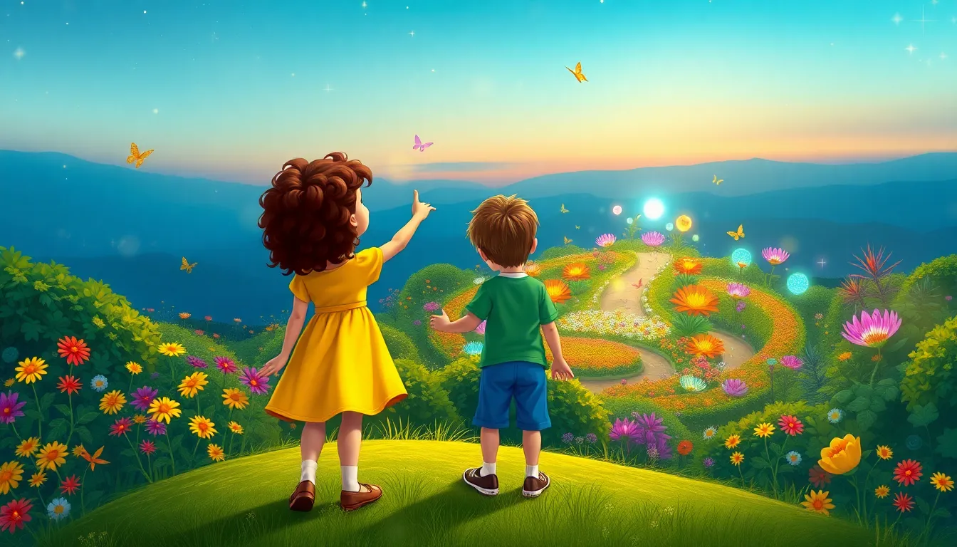 Zoé et le Jardin des Lumières 10 Illustration de Une Nouvelle Aventure