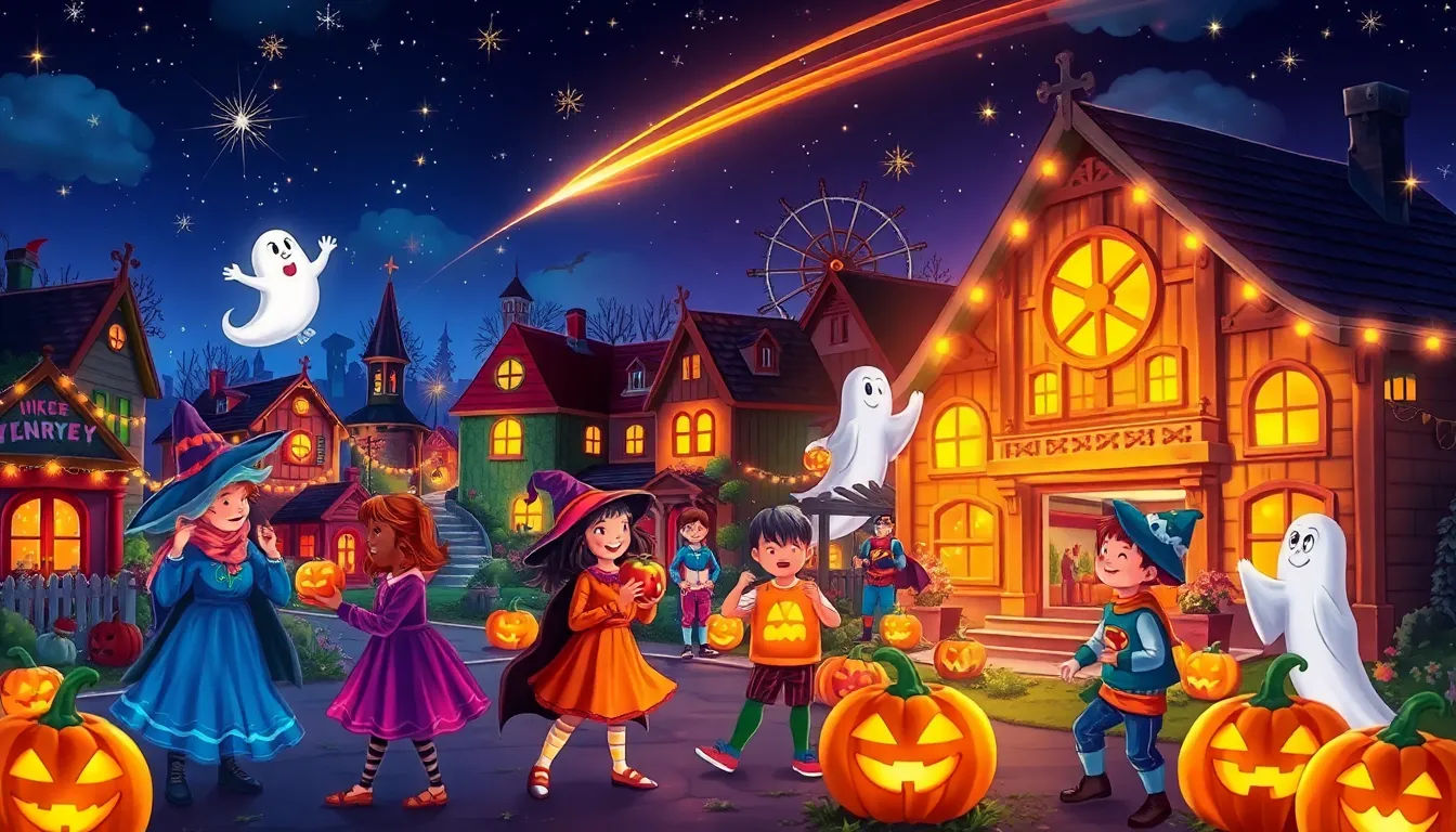 Le Petit Spectre et l'Étoile Filante 6 Illustration d'Une Nuit de Surprises