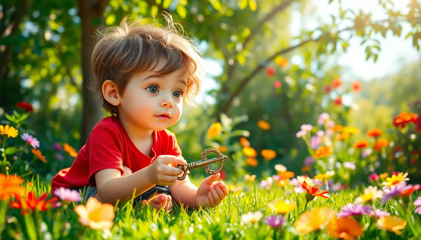 Romain et la Clé des Mondes 1 Illustration de La Découverte de la Clé