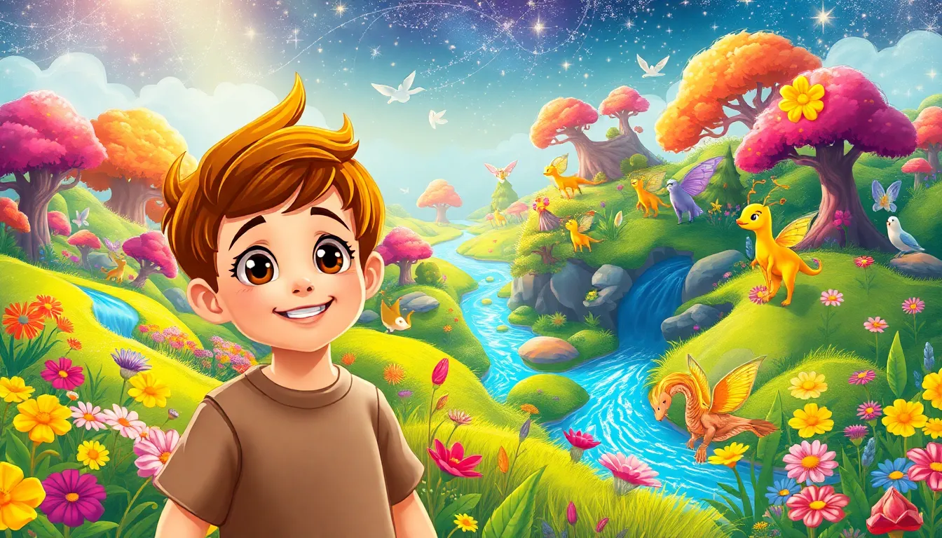 Romain et la Clé des Mondes 3 Illustration du Pays des Rêves