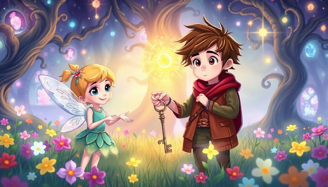 Romain et la Clé des Mondes 4 Illustration de L'Énigme de la Clé