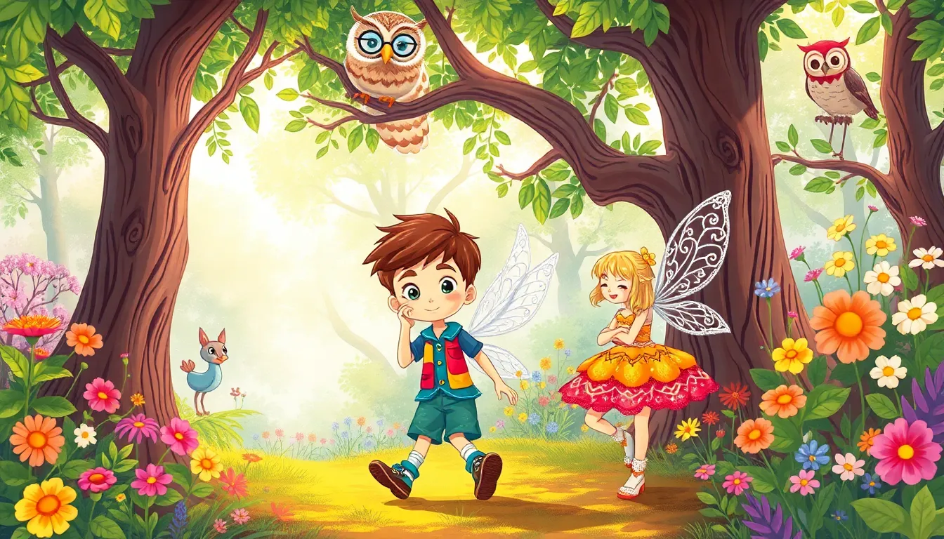 Romain et la Clé des Mondes 5 Illustration de La Forêt des Contes