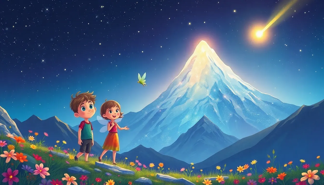 Romain et la Clé des Mondes 6 Illustration de La Montagne des Étoiles