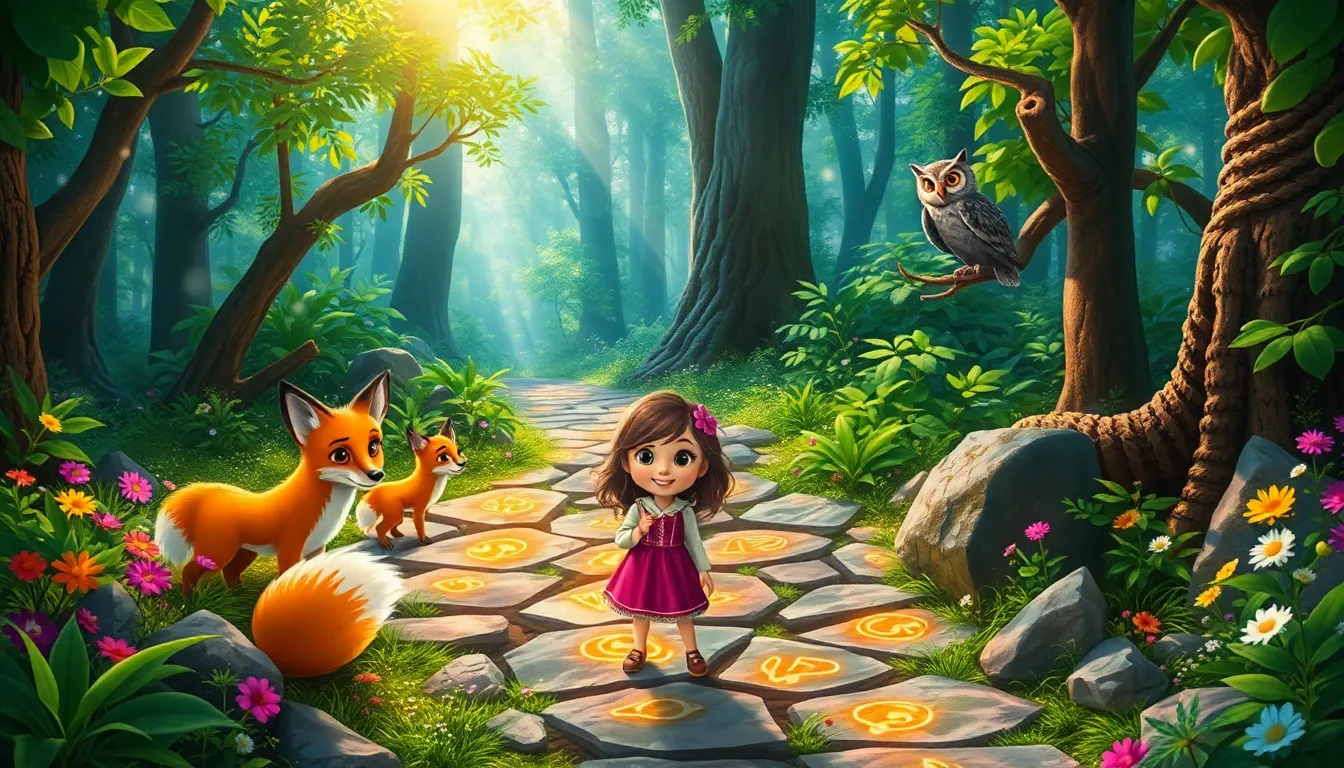 Bella et le Secret de la Source Lumineuse 5 Illustration des Énigmes de la Route