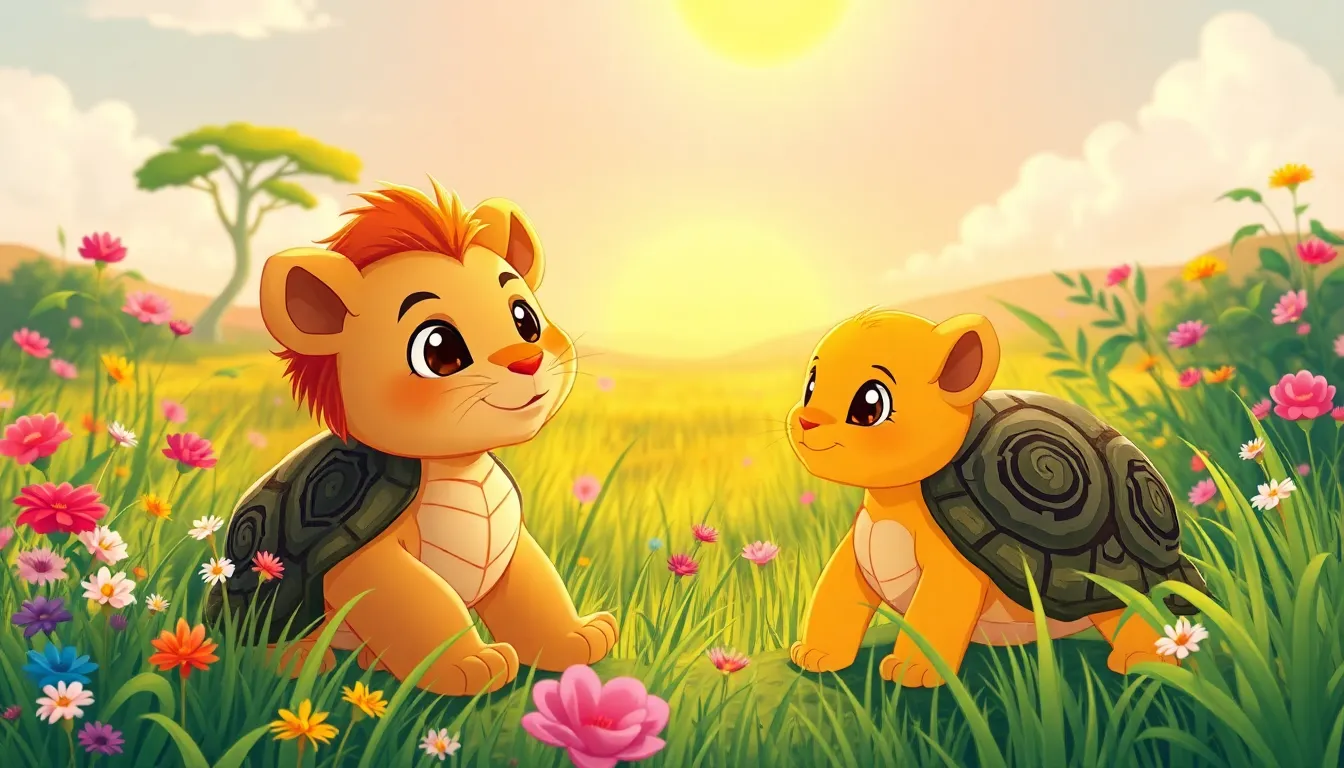 Leo le Lion et les Cristaux Brillants 3 Illustration de La Rencontre avec Suri