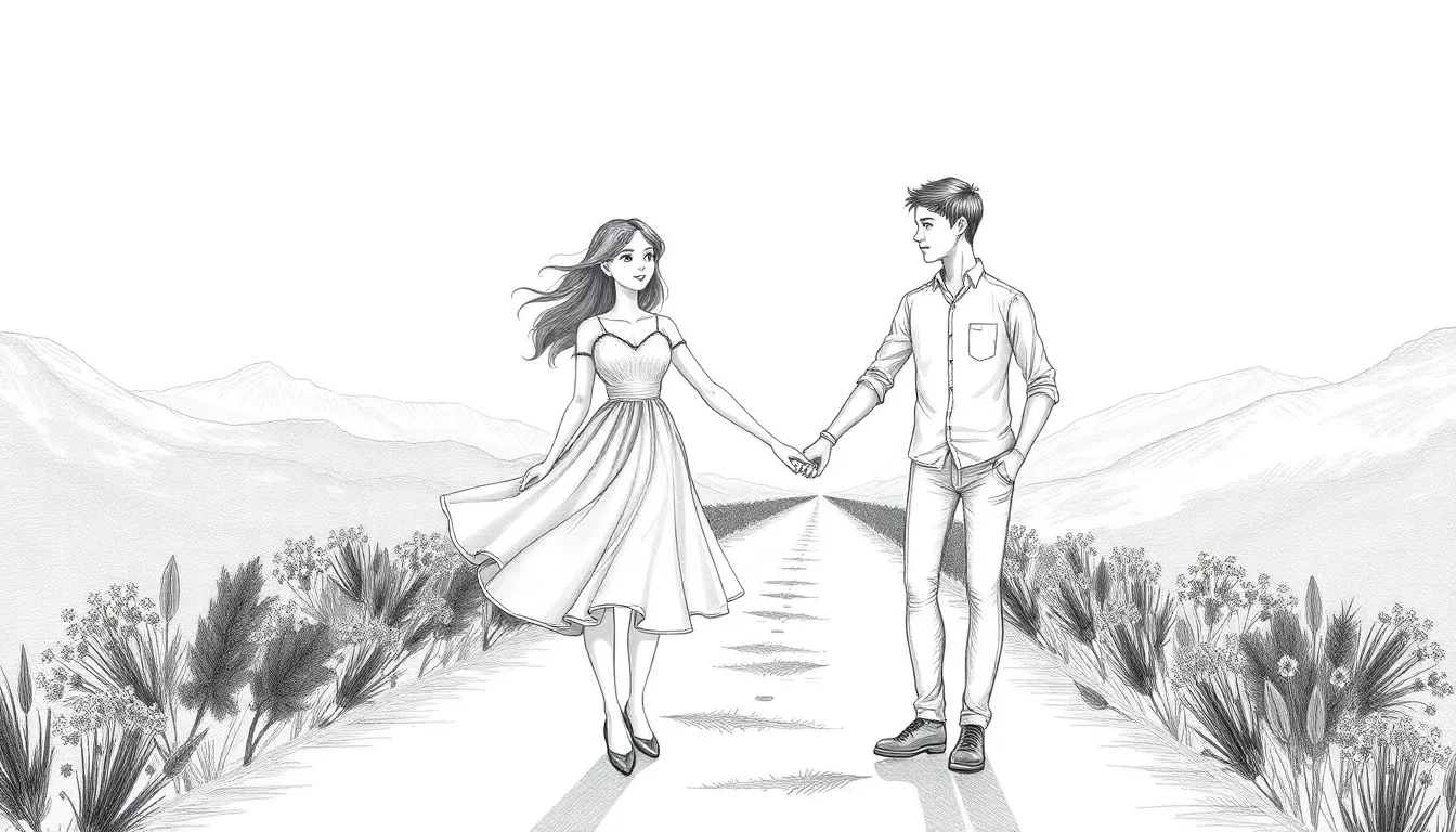 Un Poème d'Amour entre Roses et Étoiles 9 Illustration de Un Nouveau Horizon