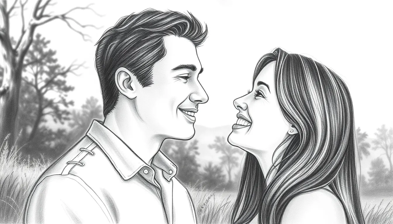 Échos d'Amour et de Temps : Une Histoire Poétique 2 Illustration de La Beauté du Moment Présent