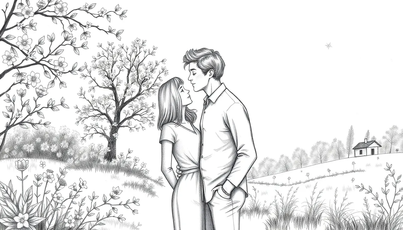 Échos d'Amour et de Temps : Une Histoire Poétique 6 Illustration d'Échos d’un Futur Radieux