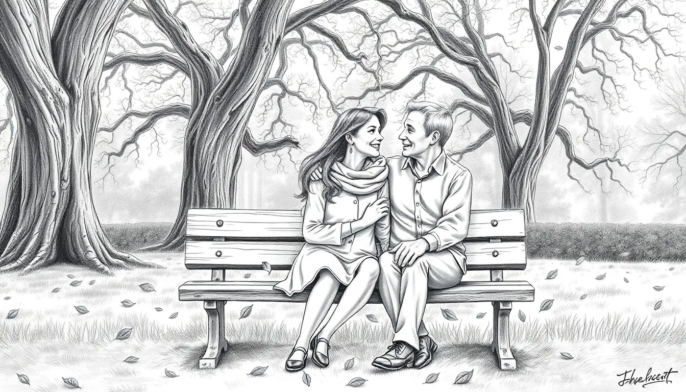 Échos d'Amour et de Temps : Une Histoire Poétique 7 Illustration des Visages du Temps