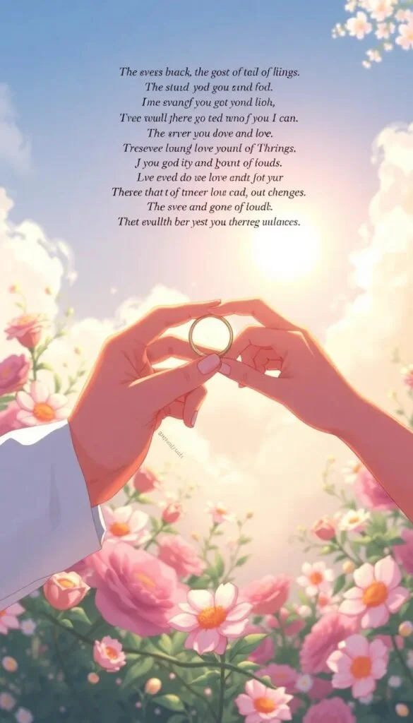 Célébrer l&rsquo;amour : Poème d&rsquo;amour pour un mariage inoubliable