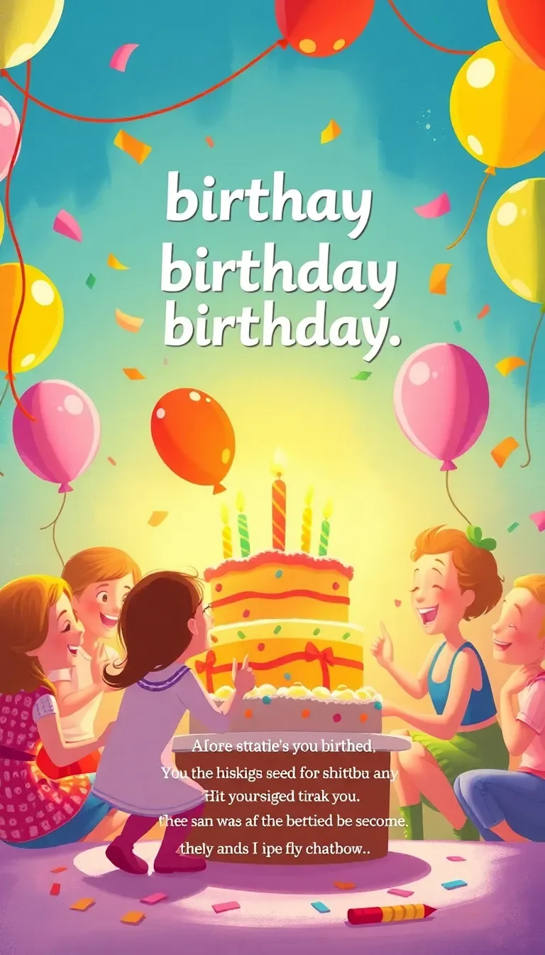 Célébrez un Anniversaire avec ce Poème Émotionnel