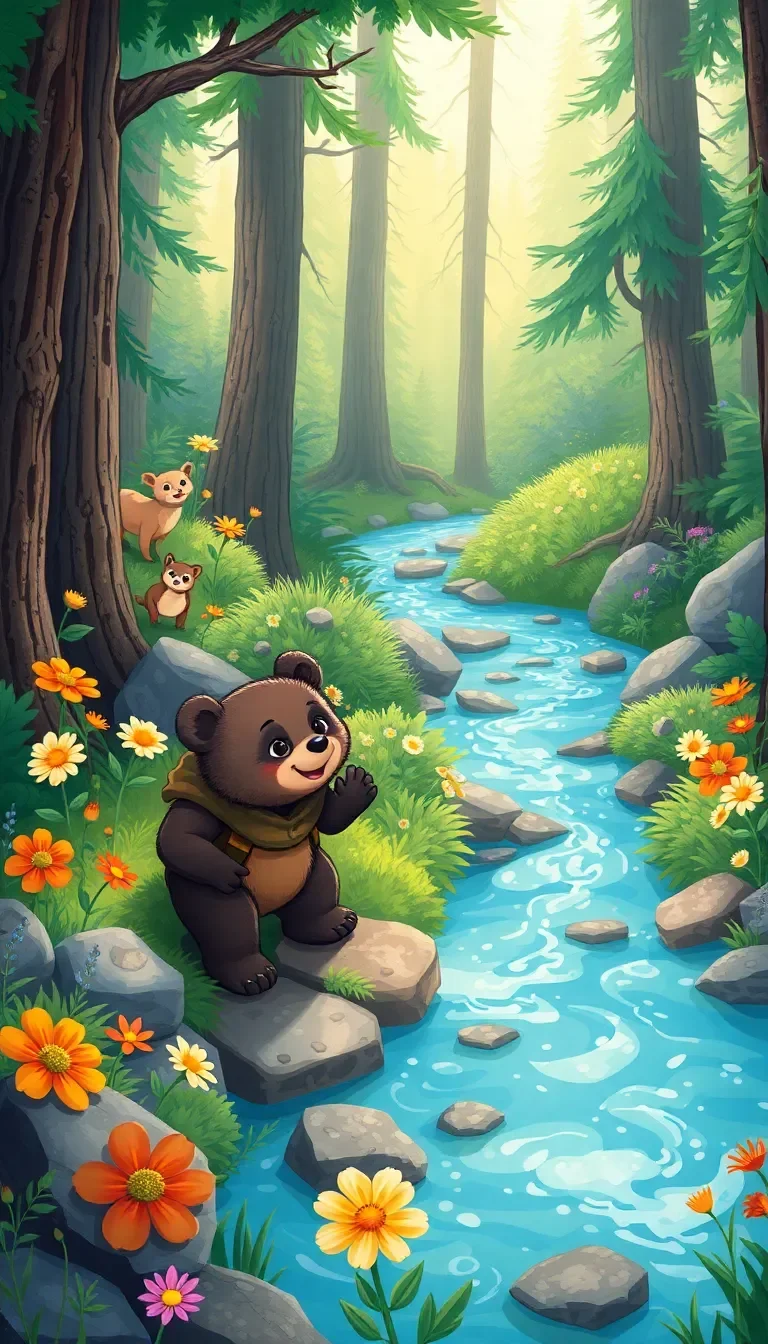 L'Ourson et le Ruisseau