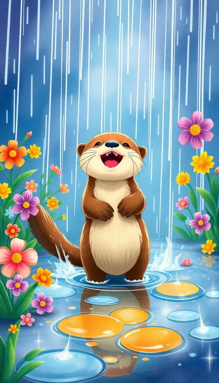 La Petite Loutre et la Pluie