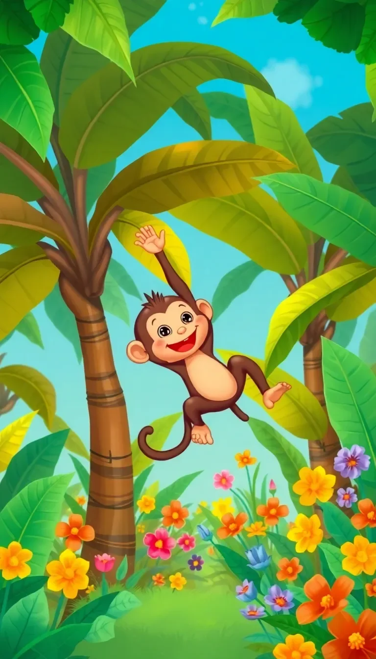 Le Singe et le Bananiers