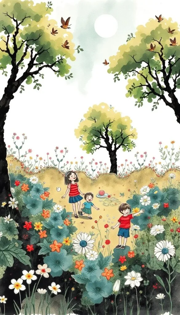 Les Rires d&rsquo;Enfance : Voyage dans un Jardin Magique