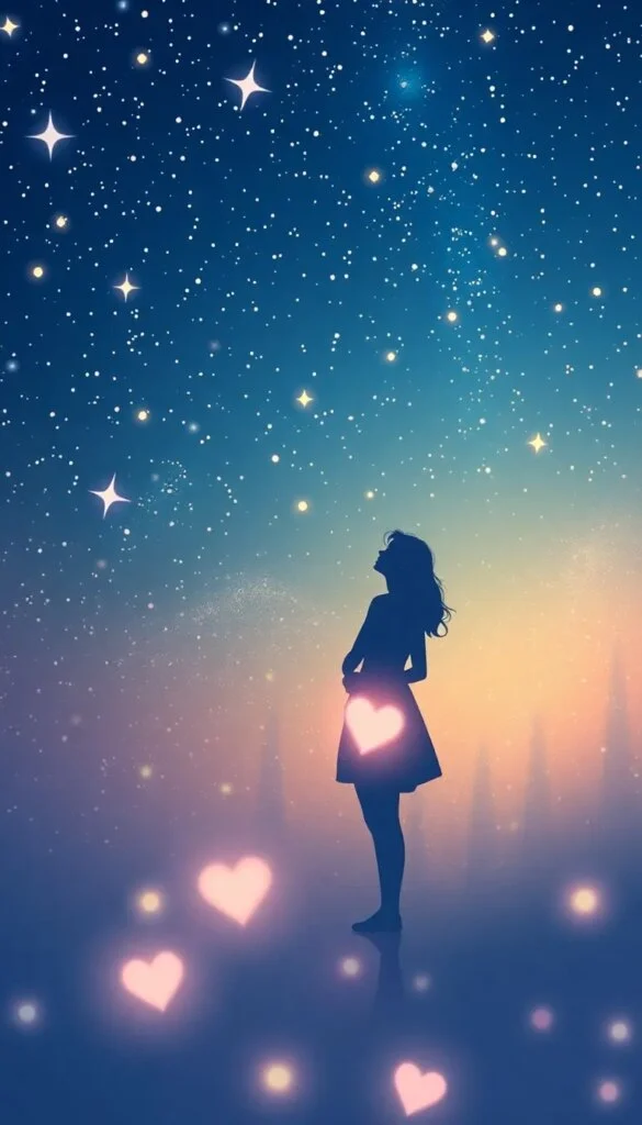 Poème d&rsquo;amour à distance : Étoiles qui guérissent le cœur