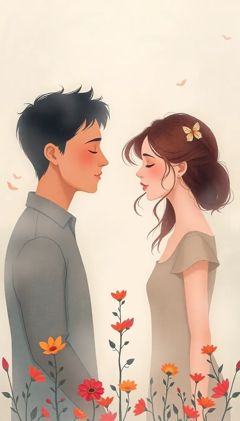 Poème d'amour émouvant : Toucher l'âme avec des larmes.
