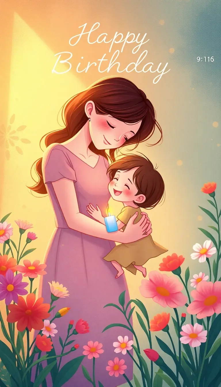 Poème d'anniversaire pour maman : hommage plein d'amour