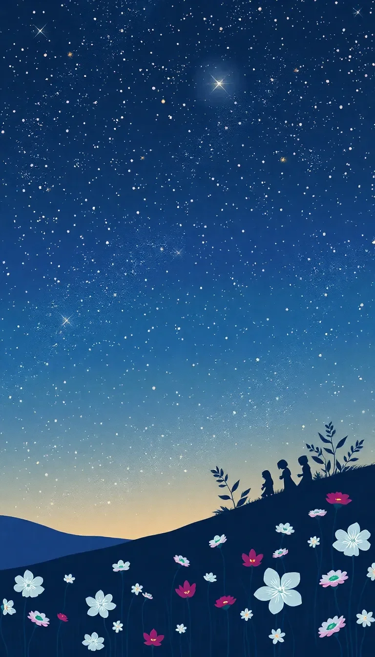 Poème mélancolique : Écho des étoiles et souvenirs fugaces
