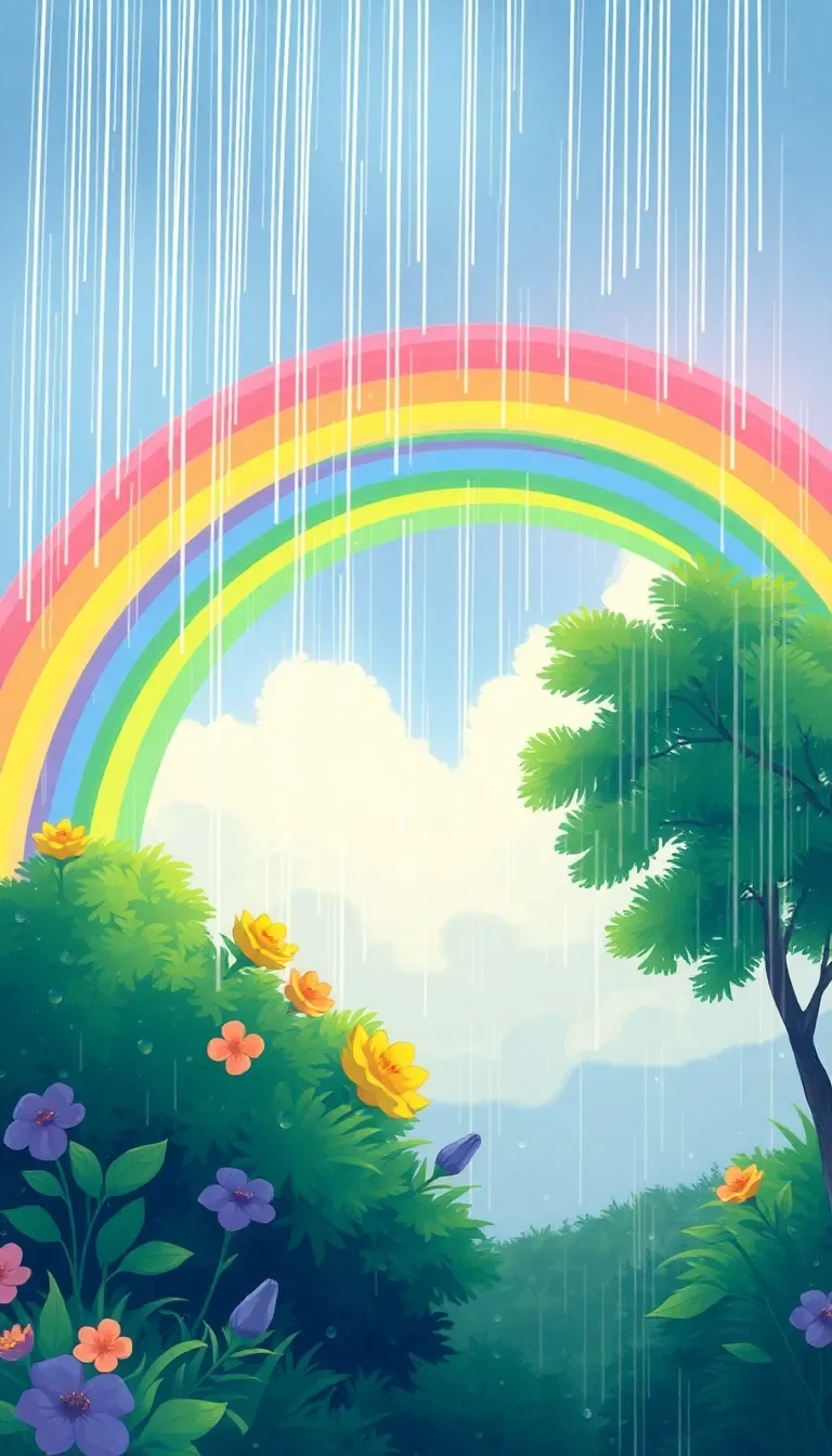 Poème sur l'arc-en-ciel : Espoirs après la tempête