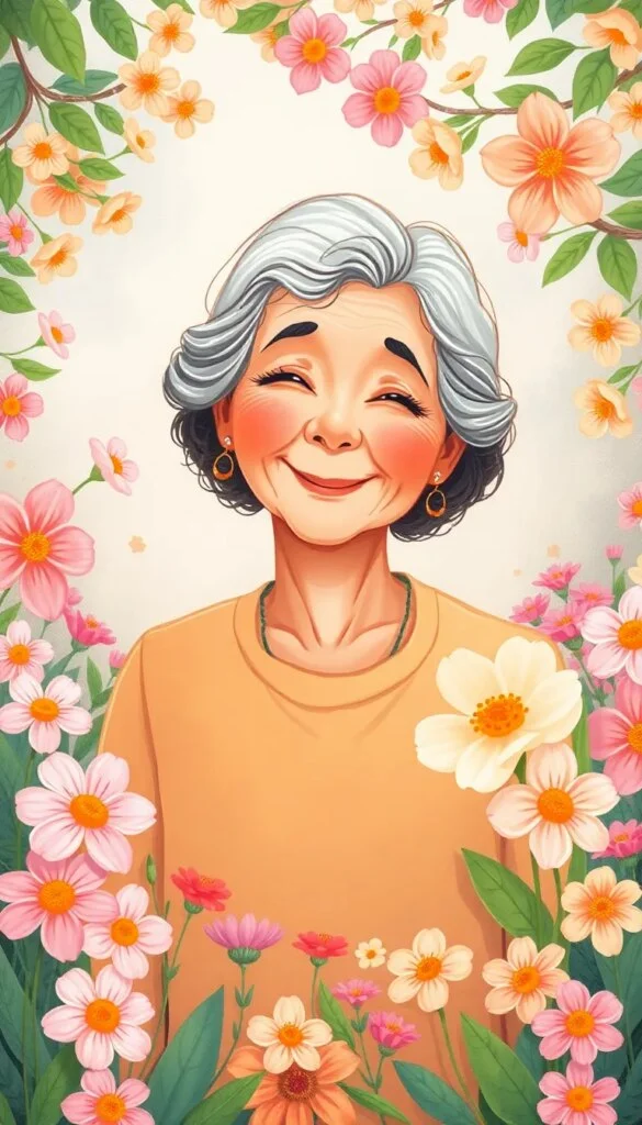 Poème sur une grand-mère : Étoile de tendresse éternelle