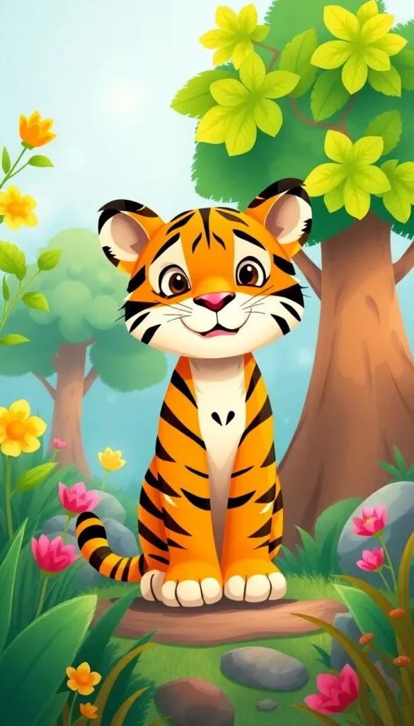 Tommy le Tigre et le Ruisseau Enchanté
