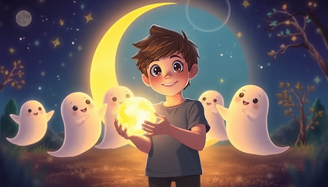 Les Éclats de Lune et les Fantômes Joyeux 7 Illustration d'Un Souvenir Éternel