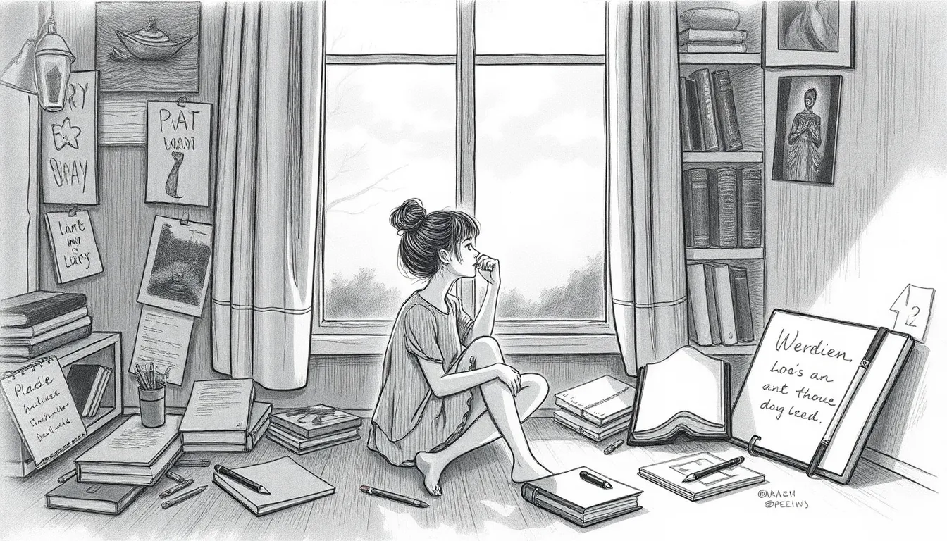 L'Écho de la Solitude : Une Exploration Intérieure 4 Illustration de L'Isolation Étrangement Confortable