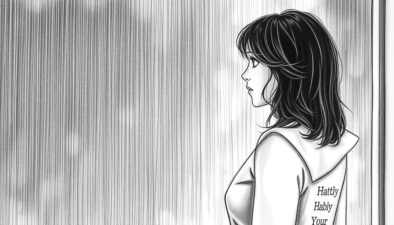 L'Écho de la Solitude : Une Exploration Intérieure 5 Illustration de Les Larmes et la Pluie