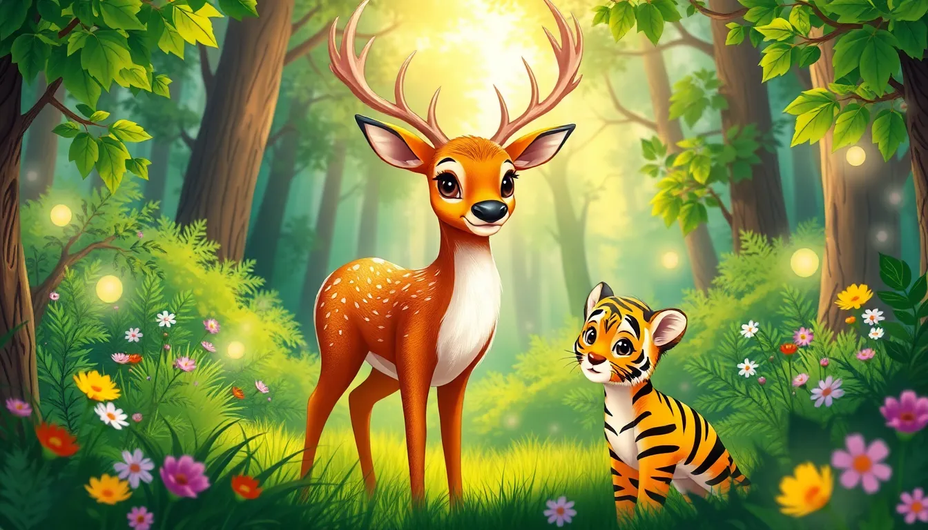 Tommy le Tigre et le Ruisseau Enchanté 5 Illustration de La Sentinelle des Bois