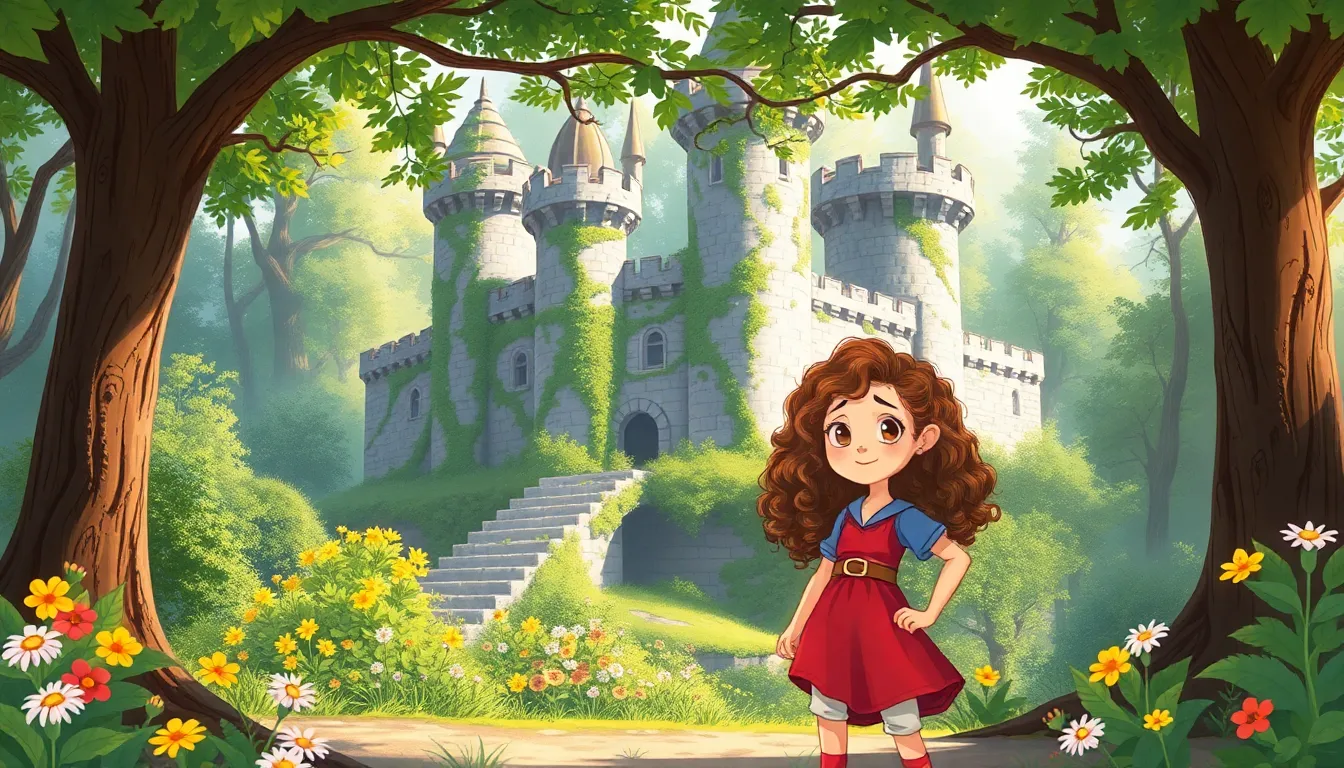 Lila et le Château des Ombres 1 Illustration de Lila et la Légende du Château