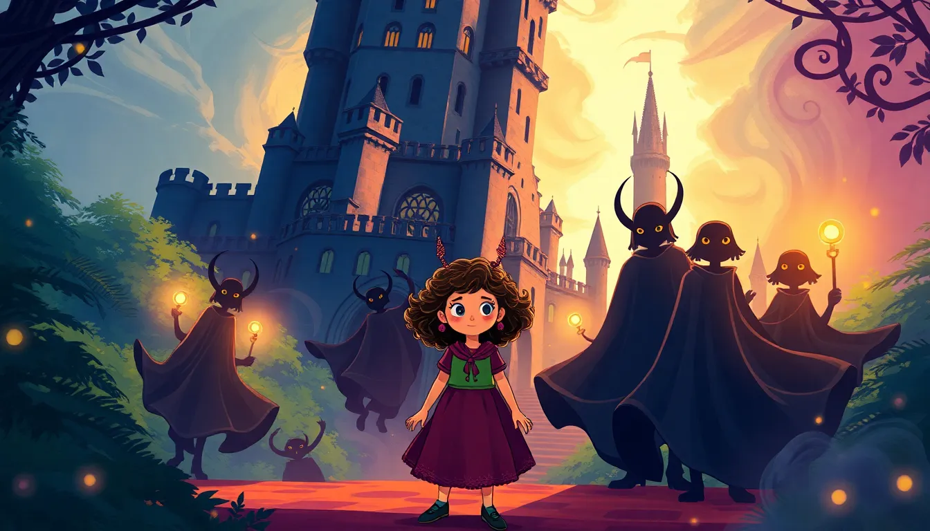 Lila et le Château des Ombres 3 Illustration des Gardiens des Ombres