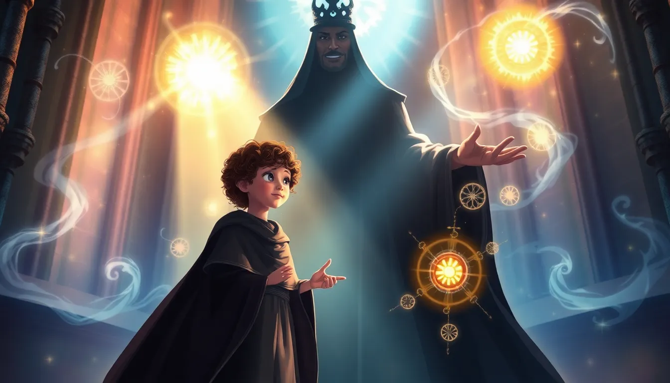 Lila et le Château des Ombres 5 Illustration de L'Empereur des Ombres