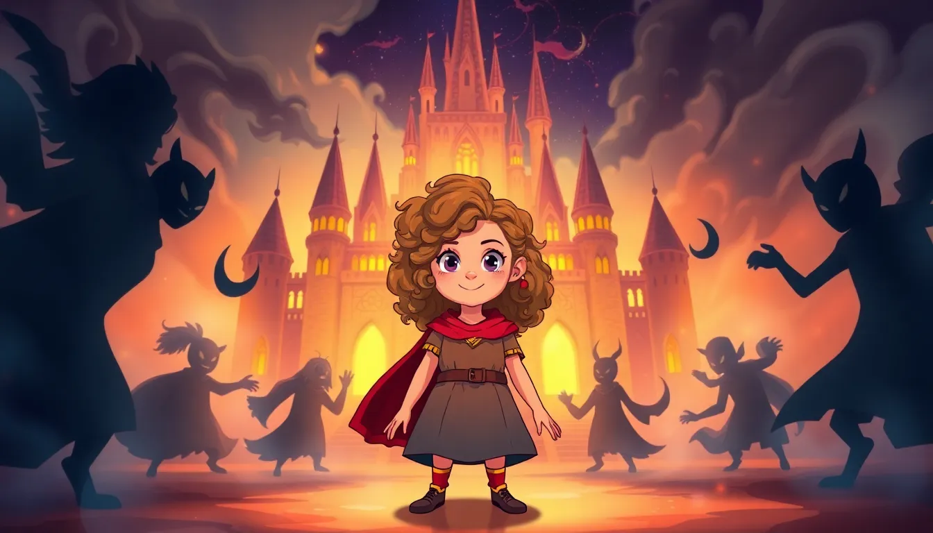 Lila et le Château des Ombres 7 Illustration de Le Grand Sacrifice