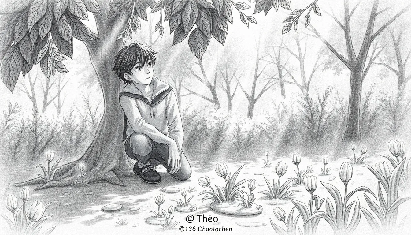 Printemps de Renouveau: Une Histoire Éveillée 2 Illustration des Promesses du Jardin