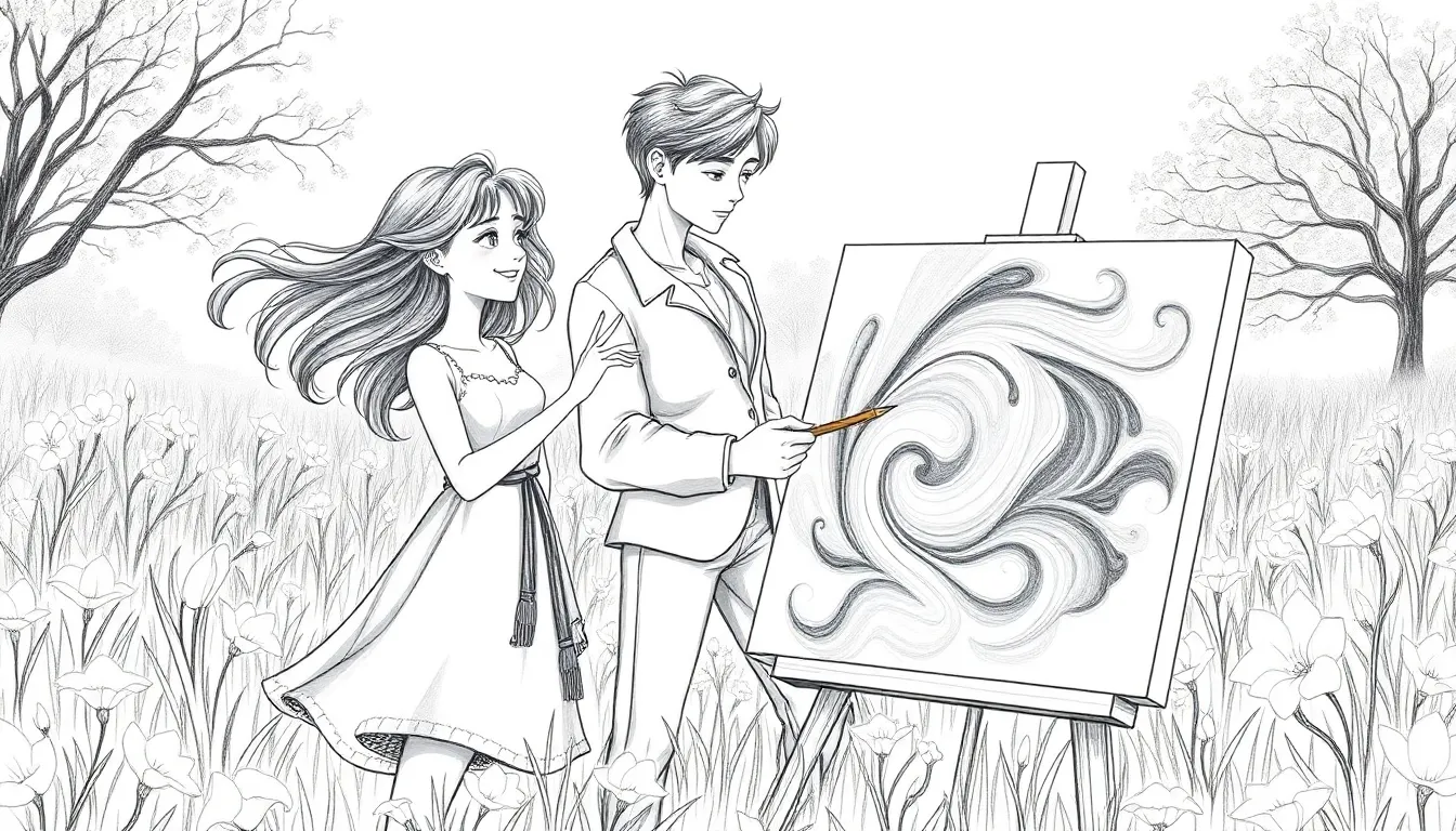 Printemps de Renouveau: Une Histoire Éveillée 9 Illustration de L'Art de l'Épanouissement